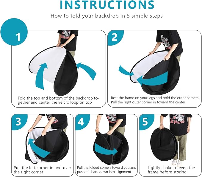 Neewer 5x7ft/1.5x2m Chromakey Foldable Backdrop - Image 3