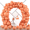 Voircoloria 90pcs Peach Balloons Garland Arch Kit, 18 12 10 5 Inch | by Voircoloria