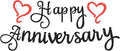 Pre-Strung Happy Anniversary Banner by EONNCNT