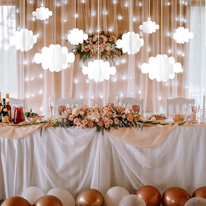 Ayfjovs 10pcs 3D Cloud Decoration Hanging Cloud - Image 6