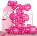 PartyWoo Pearl Hot Pink Balloons 140pcs Magenta Fuchsia Dark Pink Color | by PartyWoo