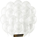 Pro Duralatex Clear Extra-Thick Balloons 120 Pack 10 inch | Transparent Balloons by Bezente