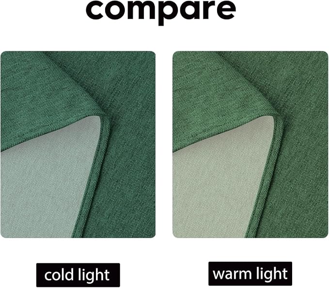 Artoid Mode Forest Green Table Runner, Seasonal Christmas Spring Washable - Image 5