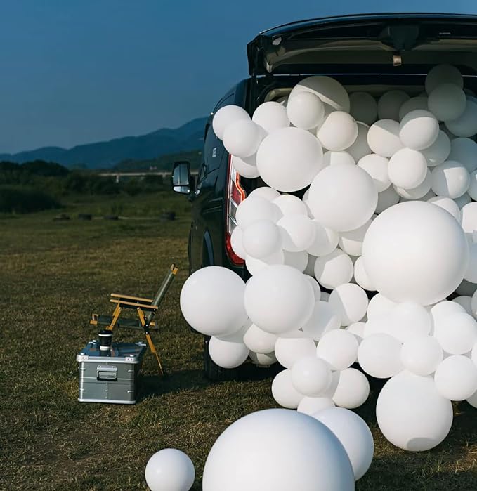 10 Inch White Balloons - Image 4
