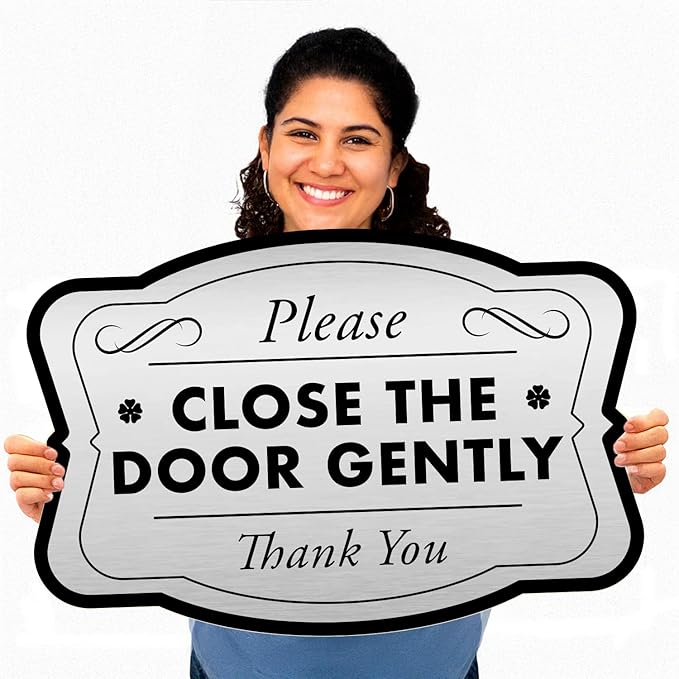 Custom Decorative Outdoor Signs, Personalized Aluminum, Custom Driveway, Waterproof Sign Made in USA, Silver 24x18 In