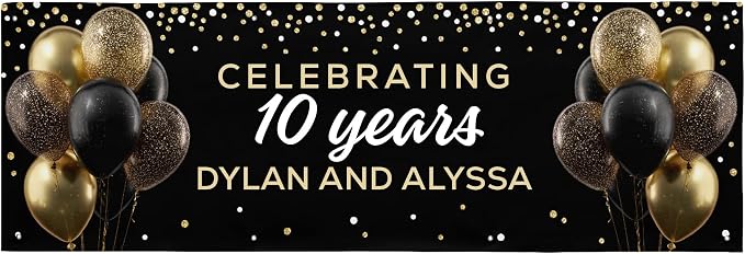 Let’s Make Memories Personalized Celebration Banner by LetsMakeMemories