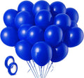 Blue Balloons Blue Party Decorations 100 Pack 12 inch Round Royal Blue Balloons by BOMSI