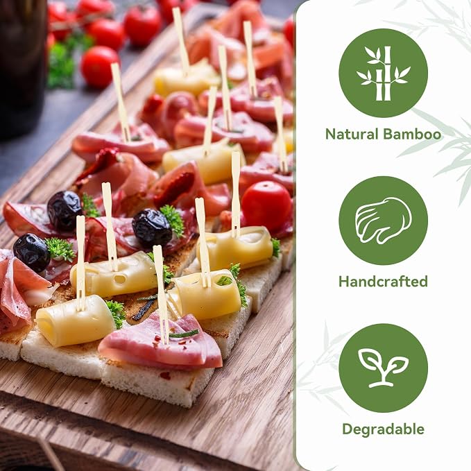 100PCS Cocktail Picks, Fancy Forks - Image 3