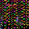 110feet UV Star Paper Neon Garland Streamers Black Light Decorations by WELITTCON