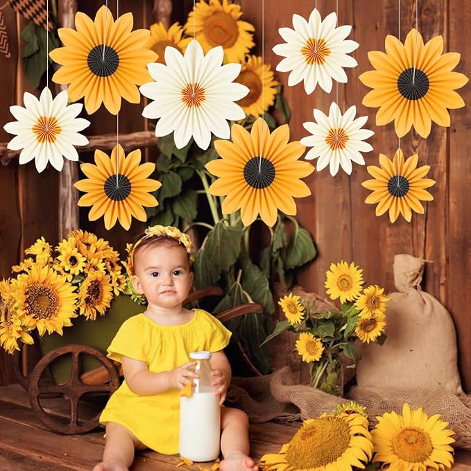 zilue Paper Fans Party Decorations Paper Flowers Decorations - Image 3