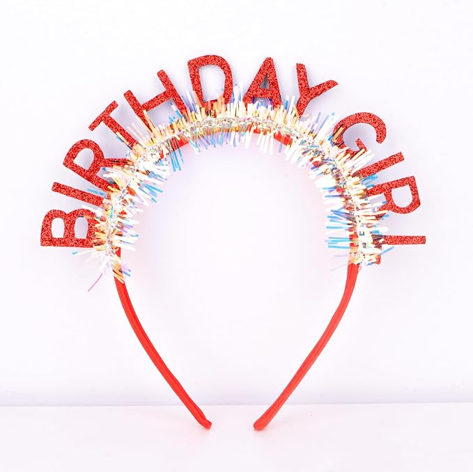 CIEHER Birthday Girl Headband Birthday Crown - Image 8