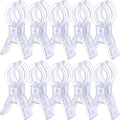 10 Pcs Large Balloon Arch Clips Transparent Clips by Yolev