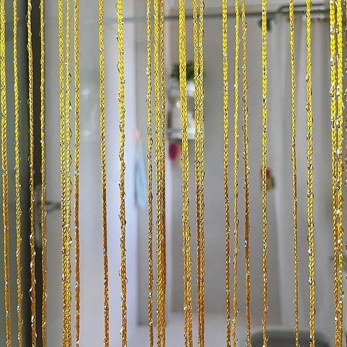 Home Decor Sequin Curtain for Doorway, Door String Curtains, 39x79 inch Hanging - Image 5