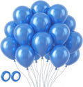 Voircoloria 105pcs Metallic Blue Party Latex Balloons, 12inch | by Voircoloria