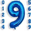 AULE 40 Inch 9 Blue Balloon Number Foil 0-9 Birthday Big Numbers | Birthday by AULE