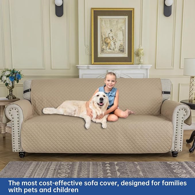 XINEAGE Quilted Sofa Cover Waterproof Couch Covers - Image 2
