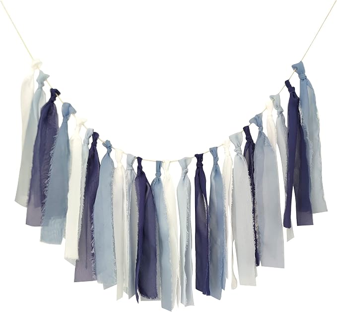 Chiffon Tassel Garland for Home Decortaion Tassels Party Decorations Supplies by Mybbshower