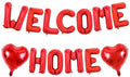 TONIFUL 16 Inch Red WELCOME HOME Foil Balloons Banner Letter Decorations | by TONIFUL
