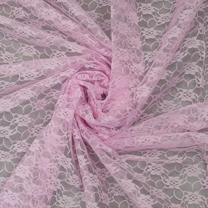 MDS Pack of 12 Wedding 12 x 108 inches Satin Table Runner for Wedding, Decorations for Birthday Parties, Banquets, Graduations, Engagements, Runners fit Rectangle, Round Table- Blush Pink