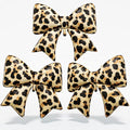 Cheetah Print Bow Balloons 3pcs, Cheetah Leopard Print Birthday Party by Togvu