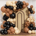 Black and Brown Balloons Arch Kit by Unknown