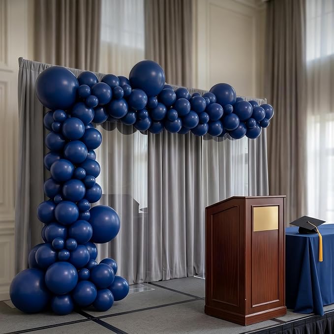 102pcs Navy Blue Balloons Garland Arch Kit, 18 12 10 5 Inch Balloons | Balloons - Image 5