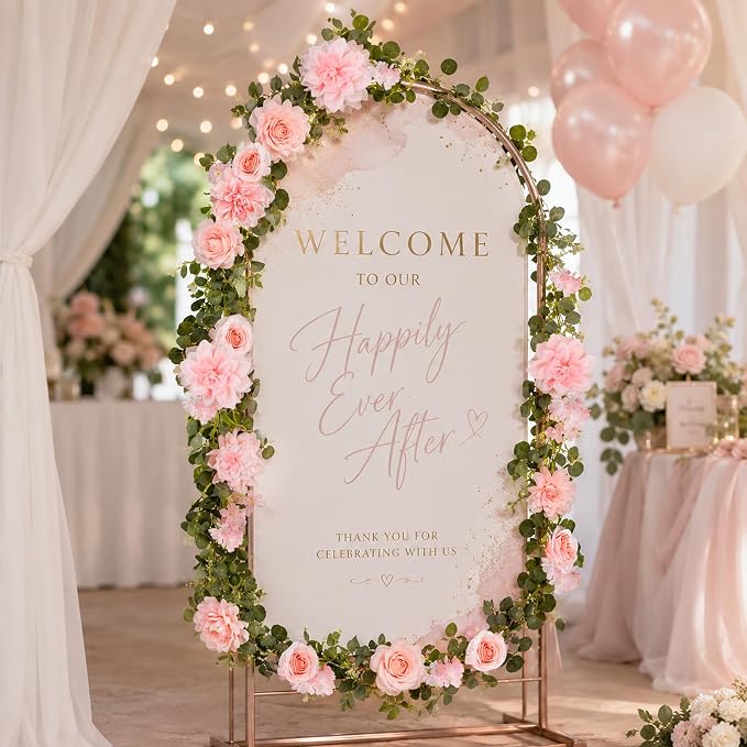 Findosom Total 12.4Ft Artificial Flowers Garlands - Image 3