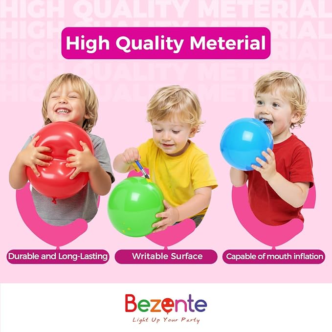 Bezente Burnt Orange Latex Party Balloons 100 Pack 12 inch | Dusty Retro - Image 5