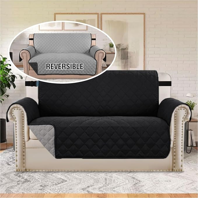 H.VERSAILTEX Reversible Loveseat Cover Loveseat Slipcover - Image 3