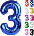 Blue Number 3 Balloon 40 Inch by IWERP