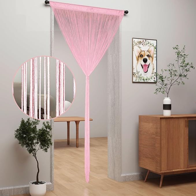 YIIBAII Door String Curtains Fringe Door Curtains - Image 2