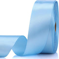 1-1/2 Inch 60 Yards Sky Blue Solid Satin Ribbon by Unknown