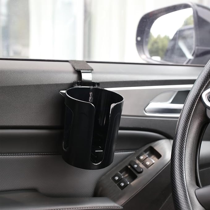 Large Car Door Cup Holder, Side Window Seat Armrest Drink Holder | Shockproof - Image 7