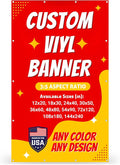 Custom Vinyl Banner with 150+ Sizes – Personalized Outdoor or Indoor Sign – Any by Unknown