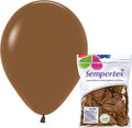 Sempertex Round Deluxe Coffee Balloons, 11 Inch, Graduation, Baby Shower by Sempertex