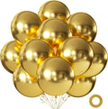 Metallic Gold Balloons 18 Inch 24 Pack Matte Helium Latex Round Balloons by KALOR