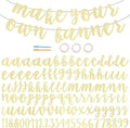 BEISHIDA 116 PCS A-Z DIY Letter Banner Kit Make Your Own Banner，Including 111 by Beishida
