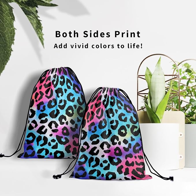 Giwawa Colorful Leopard Gymnastics Grip Bag - Image 7