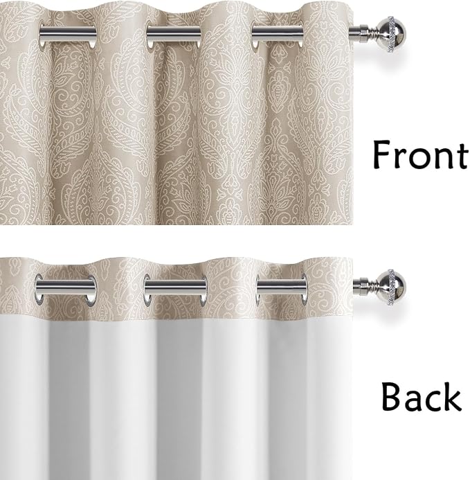 DWCN Ombre Room Darkening Curtains - Image 4