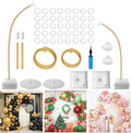 8.2FT & 5FT Balloon Arch Kit, Free Bending Shape Half Arch Balloon Stand | by niannianmi