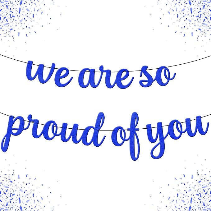 KatchOn Graduation Decorations 2026 | Felt We are So Proud of You Banner by KatchOn