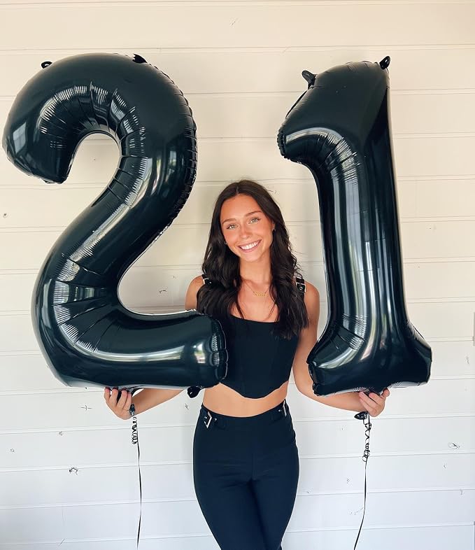 Black 1 Balloon - Image 3