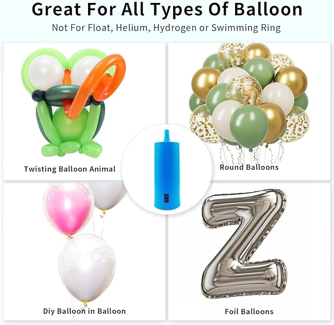 Balloon Pump Electric Air Pump for Balloons Portable Balloon Inflators Blower - Image 2
