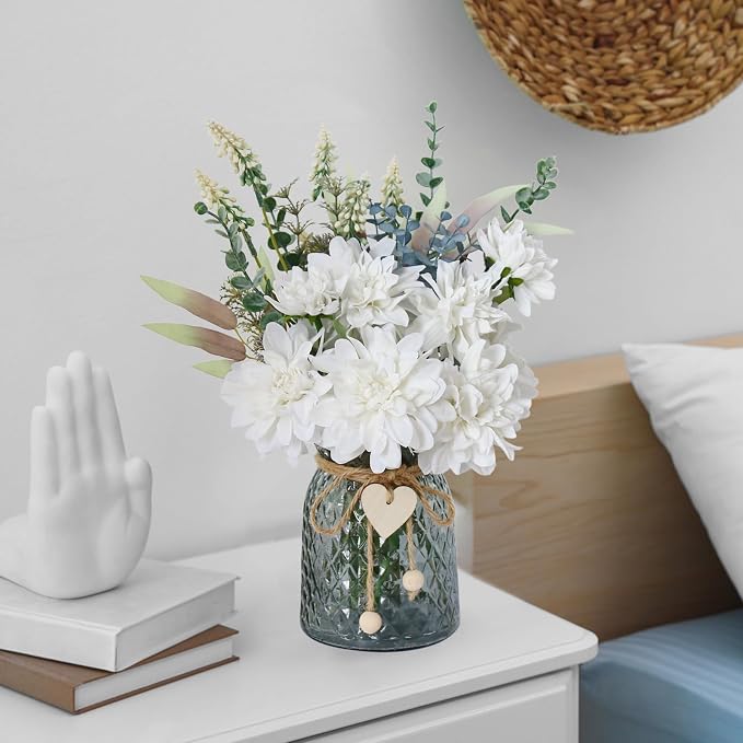 Leftover Fake Flowers in Vase, Fake Plant and Faux Flowers - Image 8