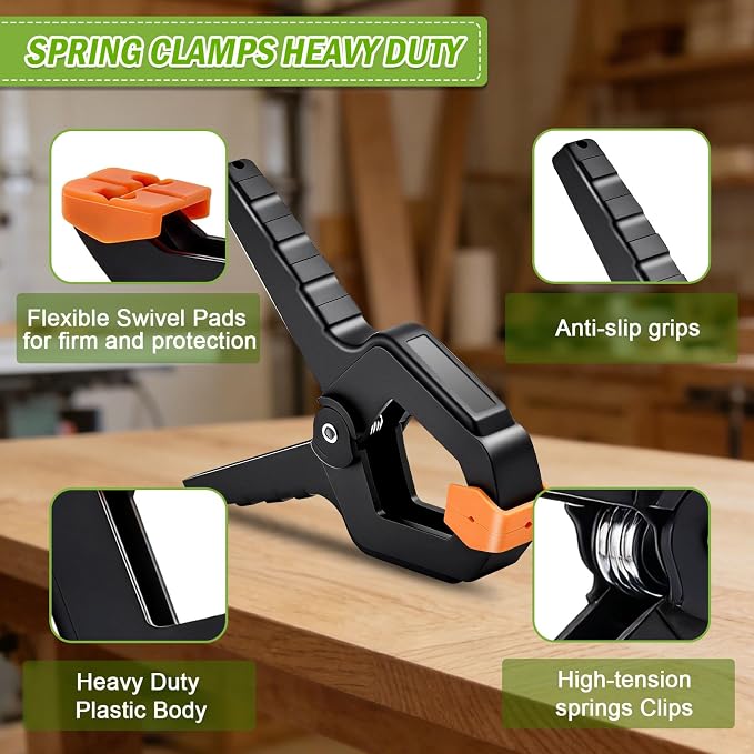 16 Pack Spring Clamps Heavy Duty - Image 3