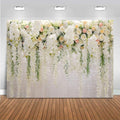 Mocsicka Wedding Flower Backdrop Wall Floral Bridal Shower Backdrops by Mocsicka