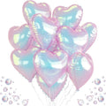 Iridescent Heart Balloons by TAOYE