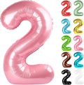 Pearl Pink Number 2 Balloon 40 Inch by IWERP