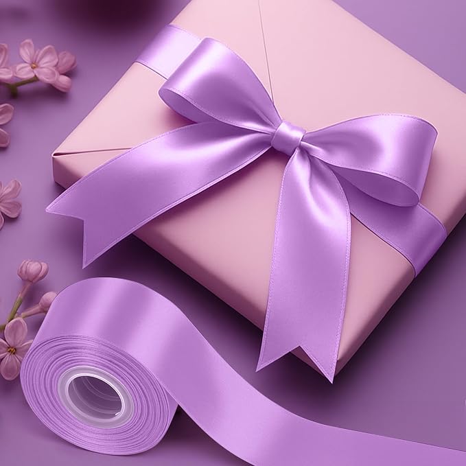 30Yards 1 1/2In Lavender Ribbon - Image 5