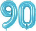 Number 90 Balloons for 90th Birthday Party Decorations, 0-100 Large No.90 by Joycard